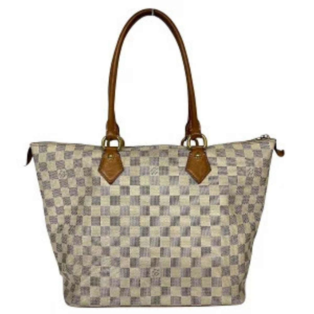 Louis Vuitton Shoulder Bag Tote Damier Saleya White Azur